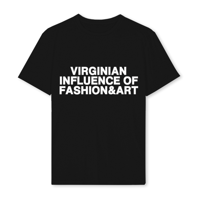 VIA Black Regular Tee.