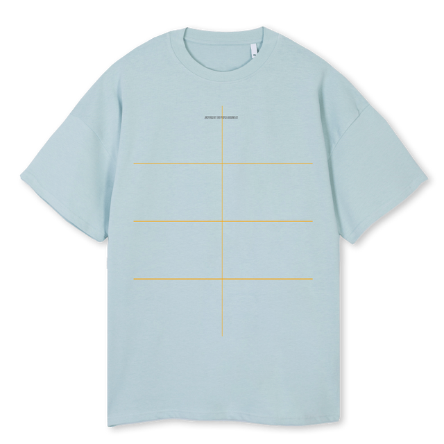 GULLERBLUE Cold Blue Oversized Tee.