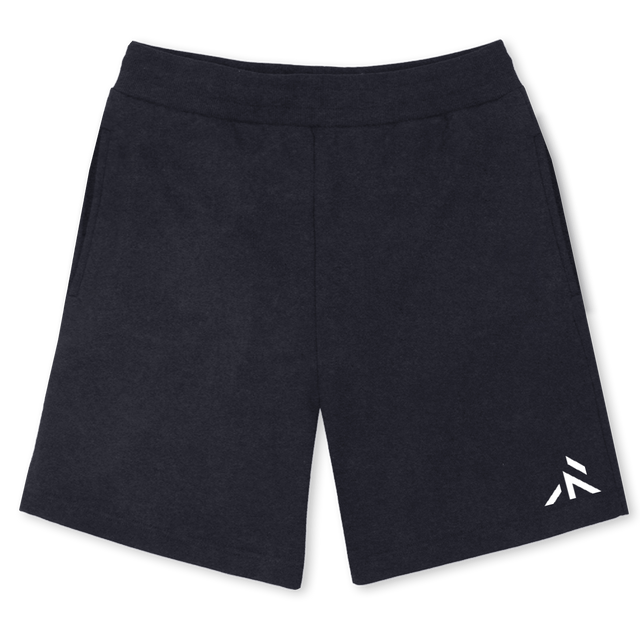 VINBLACKSHORTS Vintage Black Relaxed Sweatshorts.