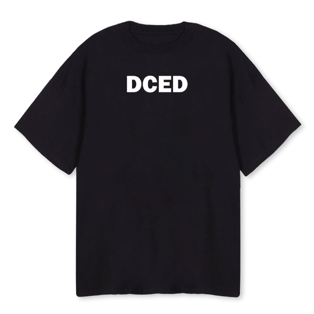 DCEDA Black Oversized Tee.