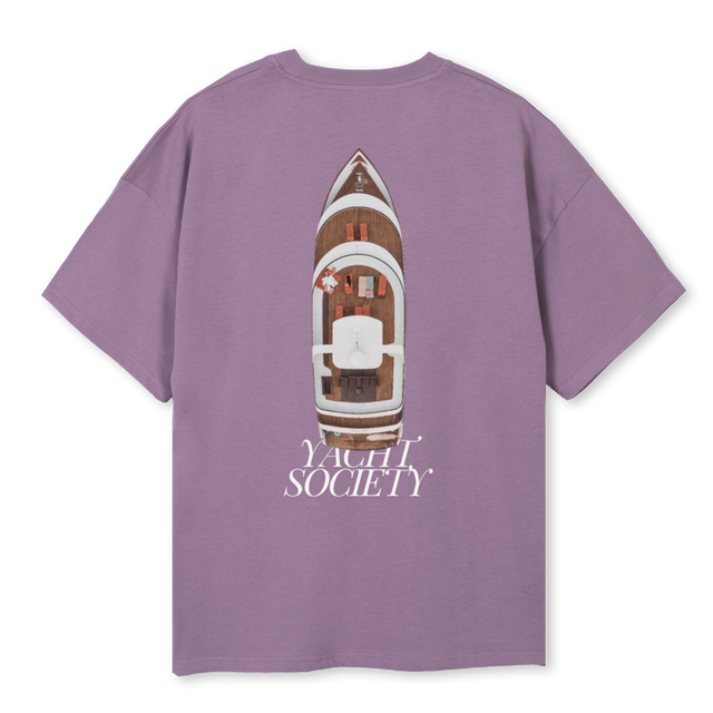 NEWPANGA Purple Oversized Tee.