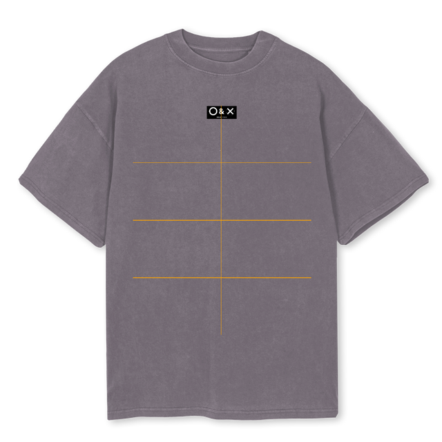 BOXLOGOFRONTTEE_2 Pigment Grey Oversized Tee.