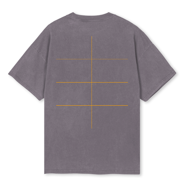 BOXLOGOFRONTTEE_2 Pigment Grey Oversized Tee.