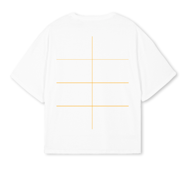 NOSTRUGGLENOJOURNEY White Oversized Boxy Tee.