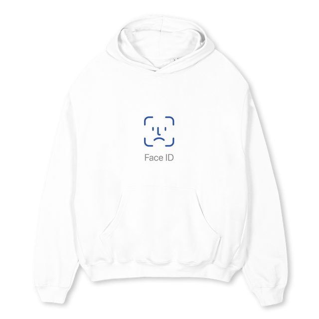SADDERMANID White Oversized Hoodie.