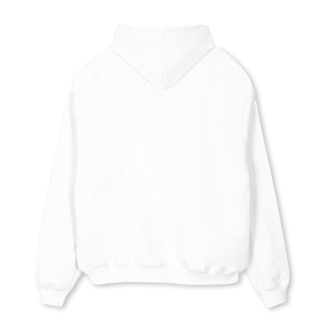 SADDERMANID White Oversized Hoodie.
