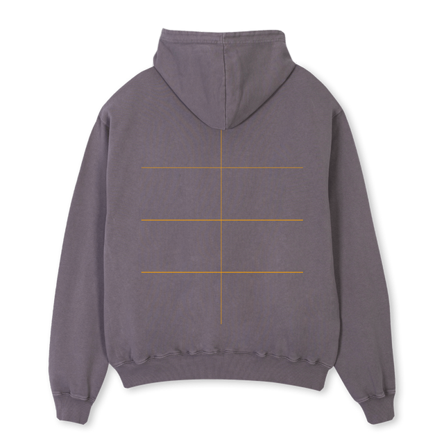 RETURNTOPRSNL Pigment Grey Oversized Hoodie.