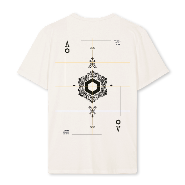 CHAINLINKCARD Vintage White Regular Tee.