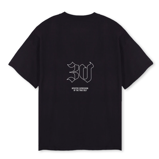 TVTSHIRTONE Black Oversized Tee.