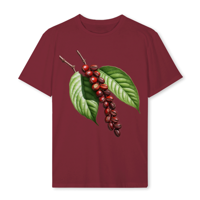 COFFEE Burgundy Regular Tee.