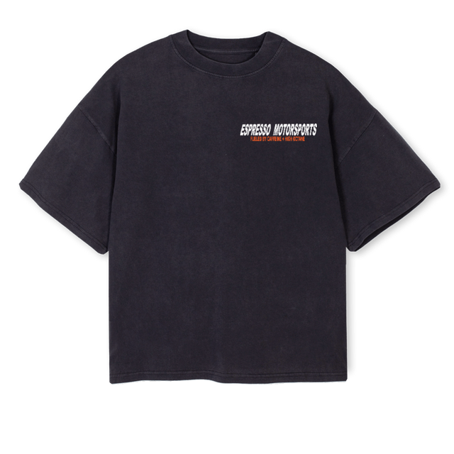 EMSBLANKVINTAGEBLACK Vintage Black Oversized Boxy Tee.
