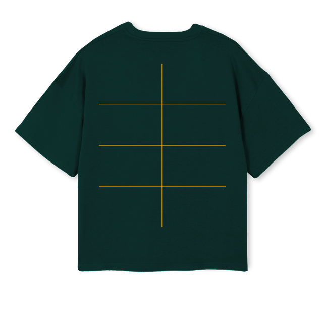 LIVEFORGREEN Wild Green Oversized Boxy Tee.