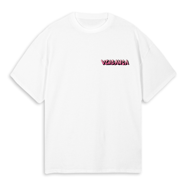GAFFITI White Oversized Tee.