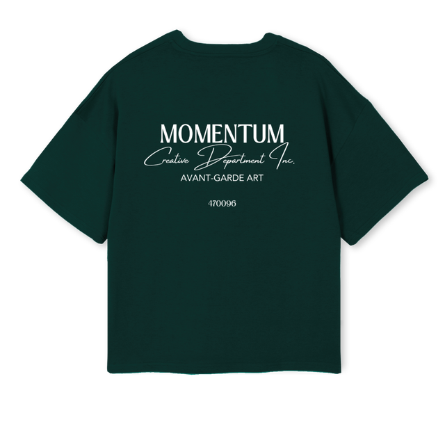AVANTGREEN Wild Green Oversized Boxy Tee.