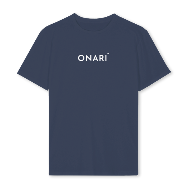 WCENTER Navy Blue Regular Tee.