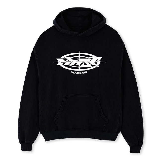 OGWARSAWHOODIE Black Oversized Hoodie.