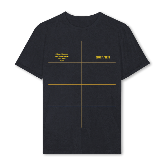 CONVOIEXCEPTIONNEL Vintage Black Regular Tee.