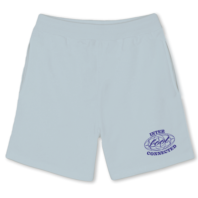 INTERSHORTSBLUE Cold Blue Relaxed Sweatshorts.