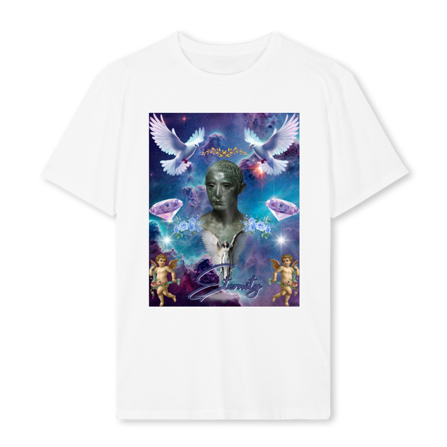 ETERNITYWHITE White Regular Tee.