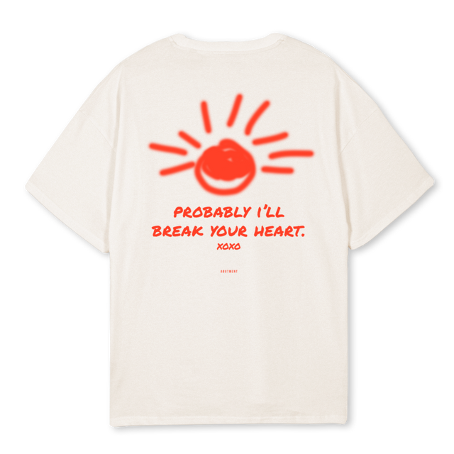 PROBABLYMENS Vintage White Oversized Tee.