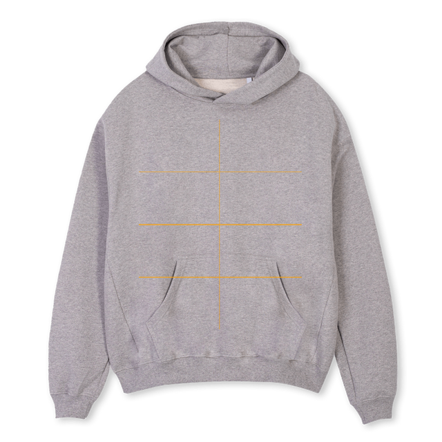 OA Grey Marl Oversized Hoodie.