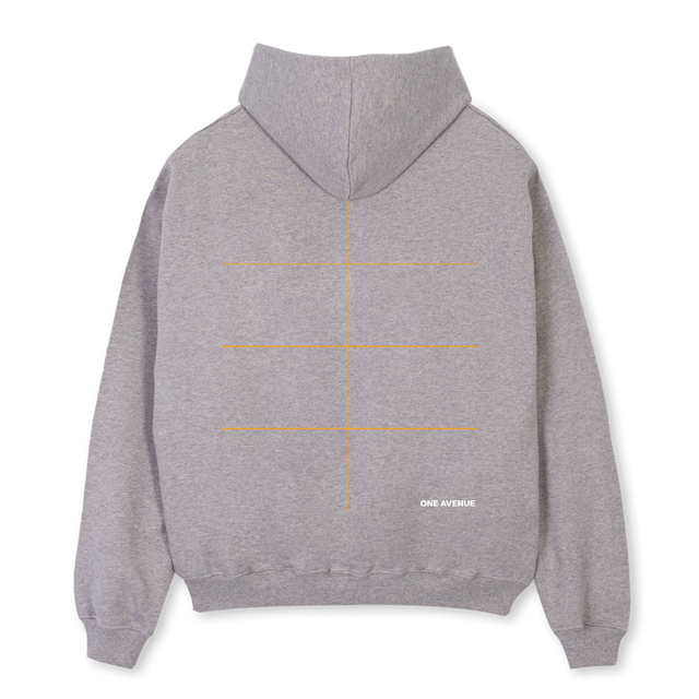 OA Grey Marl Oversized Hoodie.