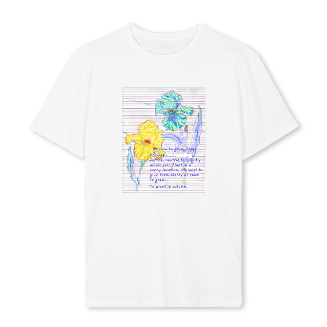 IRISESTUINIER White Regular Tee.