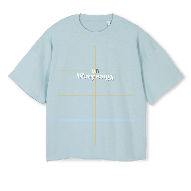 NDJWB Cold Blue Oversized Boxy Tee.