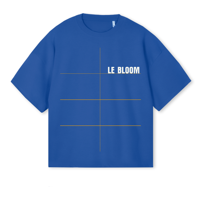 JGG Cobalt Blue Oversized Boxy Tee.