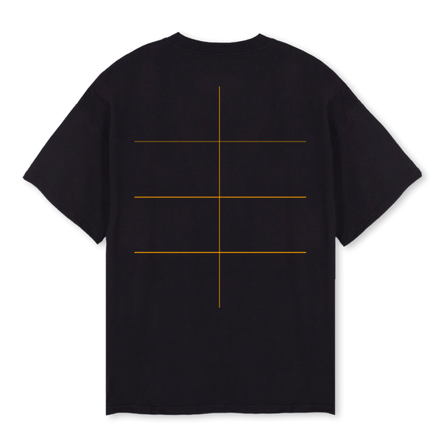 ENJAYICON Black Oversized Tee.