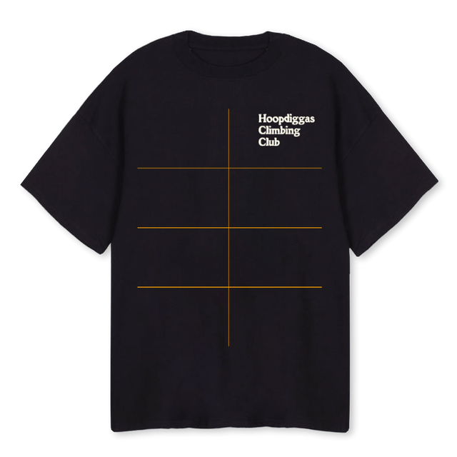 SVARTCLIMBING Black Oversized Tee.
