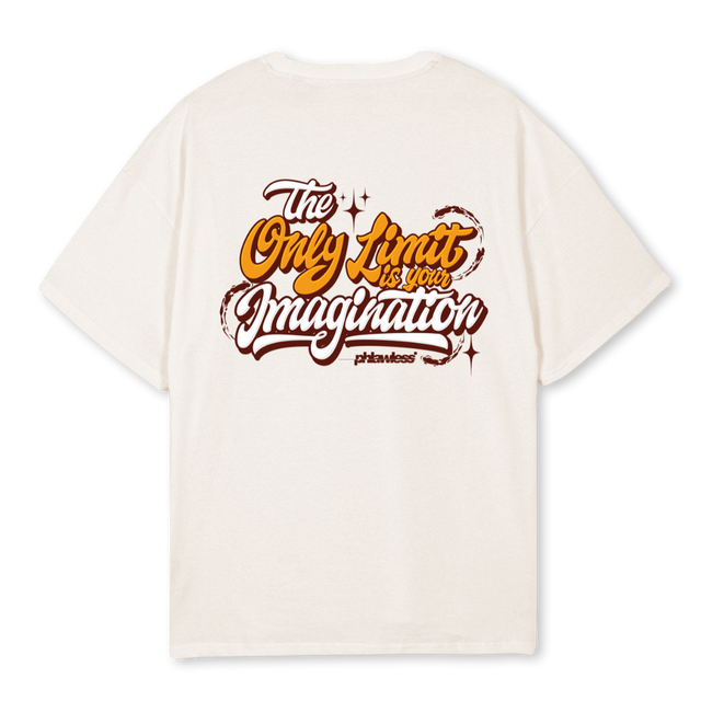 LIMIT Vintage White Oversized Tee.