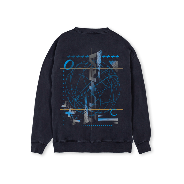 ULTRASWEATONE Vintage Black Regular Crewneck Sweater.