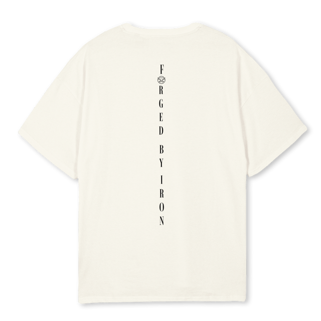 SPIN Cream Oversized Tee.