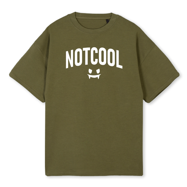 NOTCOOLVIC Kaki Oversized Tee.
