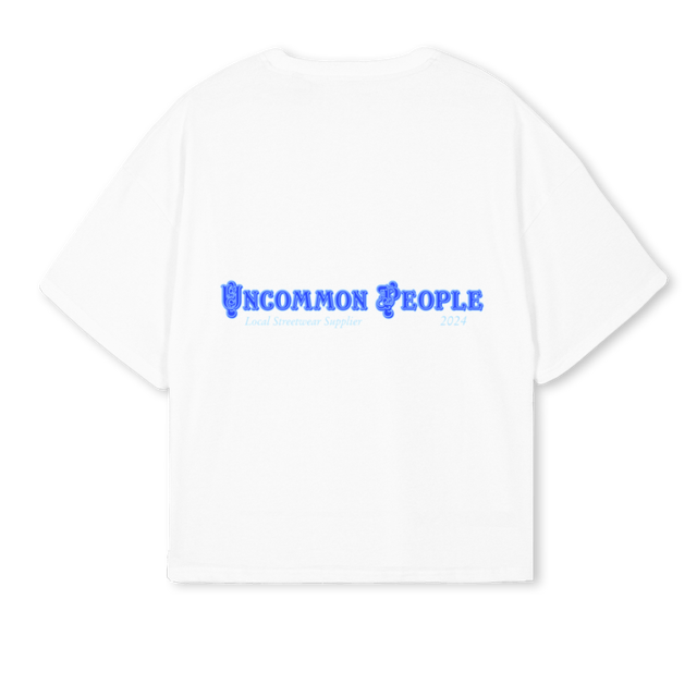 PHARMA_1 White Oversized Boxy Tee.