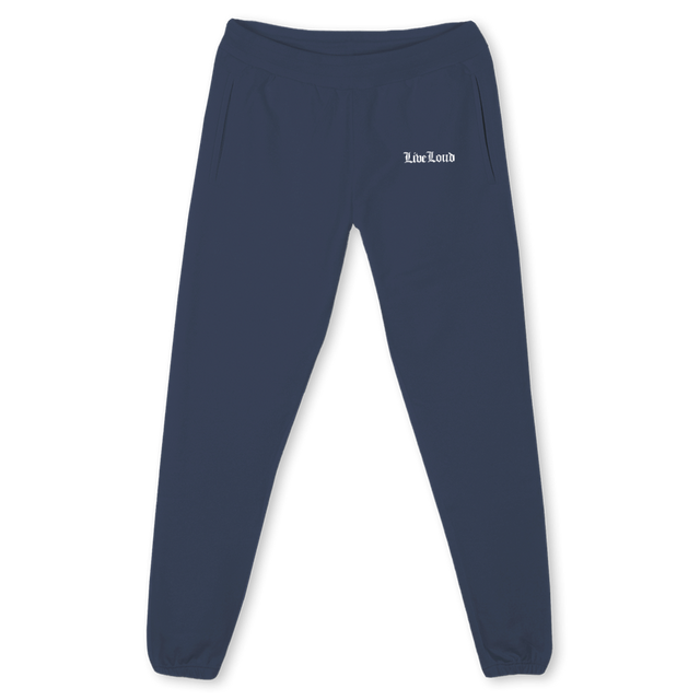 TRACKSUITC_BOT Navy Blue Relaxed Sweatpants.