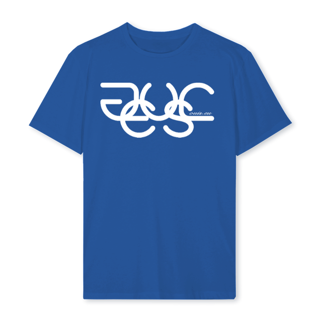 OLYMPICWHITE Cobalt Blue Regular Tee.