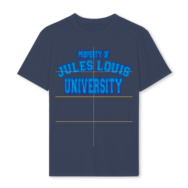 BLURREDC Navy Blue Regular Tee.