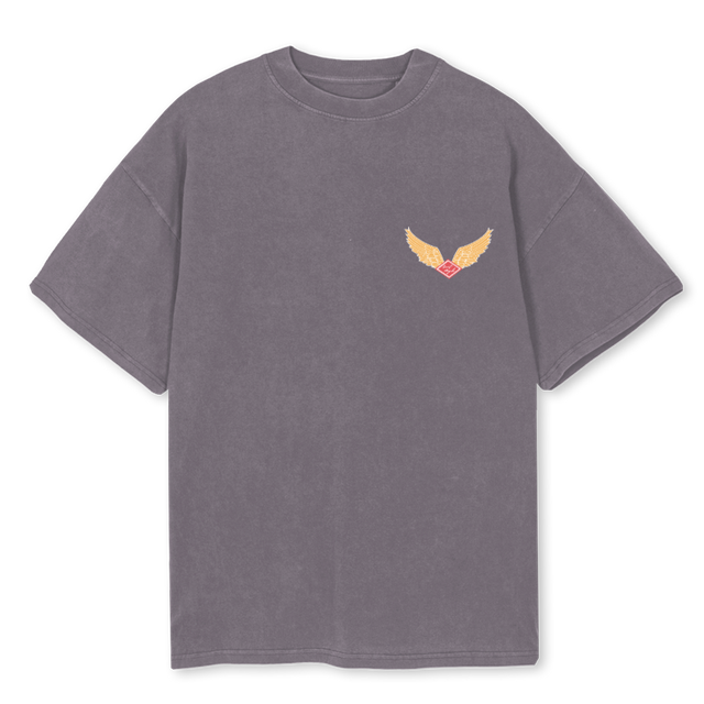 WIY  Pigment Grey Oversized Tee.
