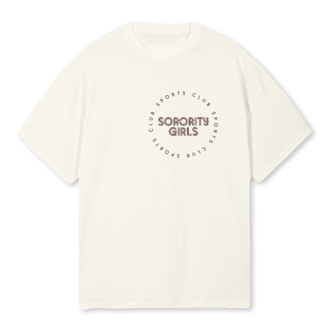 SGCSCCREAMBURGTEE Cream Oversized Tee.