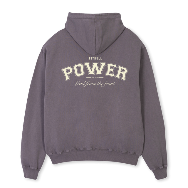GREYHOODY Pigment Grey Oversized Hoodie.