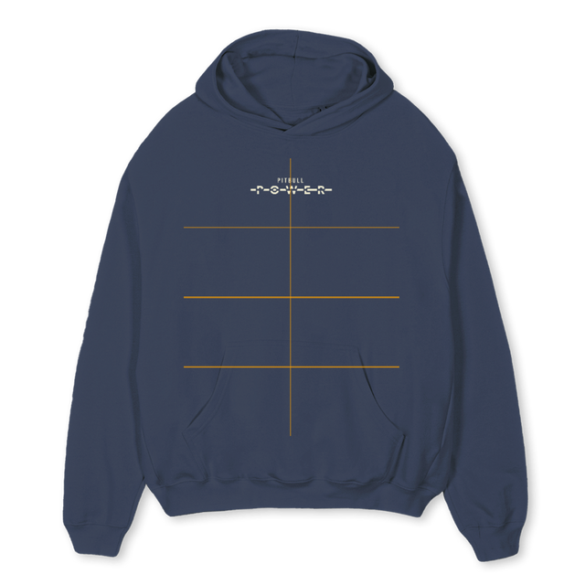 NAVHOODY Navy Blue Oversized Hoodie.