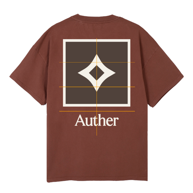 ASTAR Vintage Brown Oversized Tee.