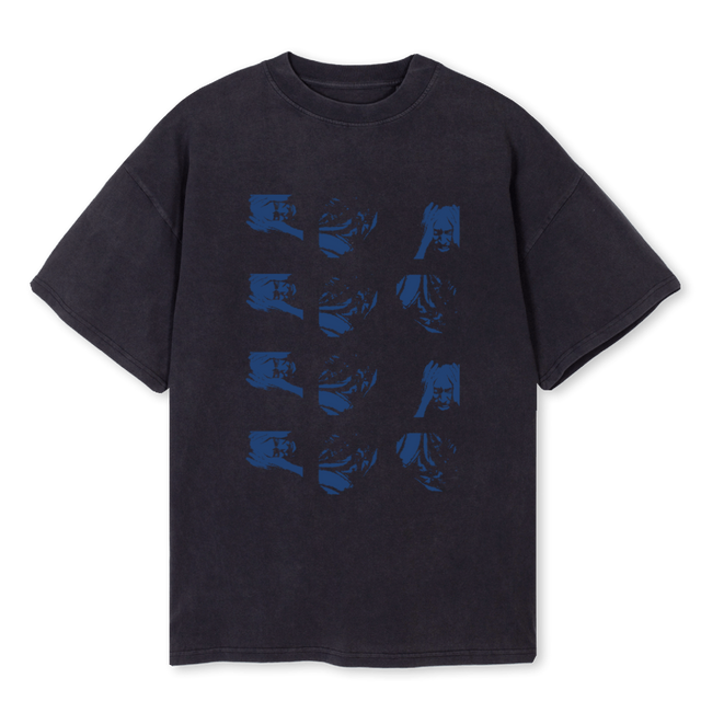 SOURCETEEVB Vintage Black Oversized Tee.