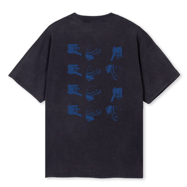 SOURCETEEVB Vintage Black Oversized Tee.