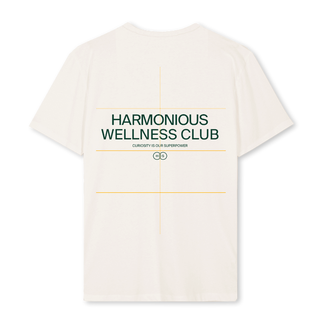 VINTAGEWWELNESSBLOCK Vintage White Regular Tee.