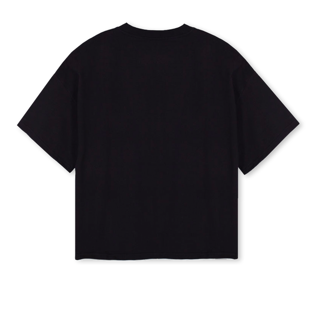CLSCGRFTBLK Black Oversized Boxy Tee.