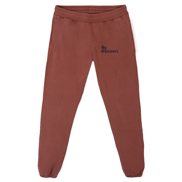 BYOPBROWNTP Vintage Brown Relaxed Sweatpants.