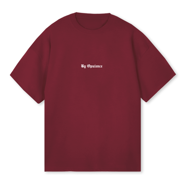 BYOPBURGANDYOT Burgundy Oversized Tee.